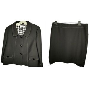 Tahari ASL Black Skirt Set‎ nwt